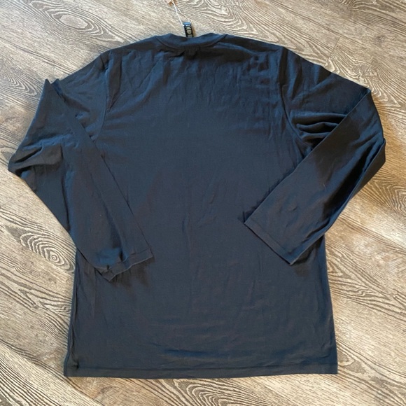 SKIMS Boyfriend Long Sleeve T-shirt in Onyx NWT - Picture 4 of 4